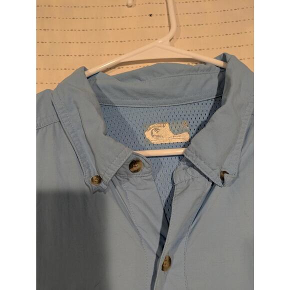 Guide Series Vented Fishing Shirt Light Blue Mens Size XXL Long Sleeve - Picture 5 of 9